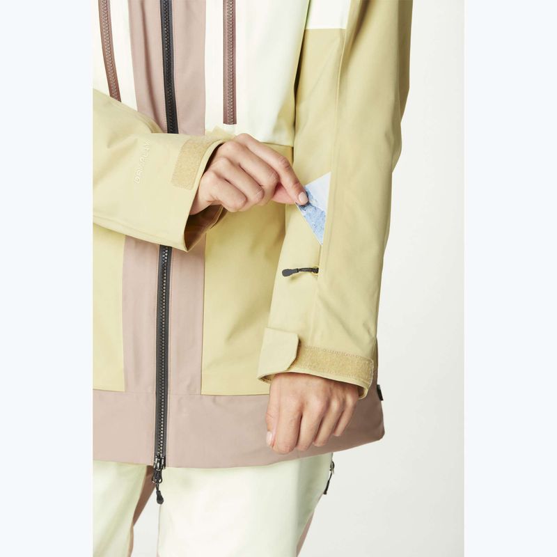 Dámska lyžiarska bunda Picture Haakon roebuck/lime/cream hemp 5