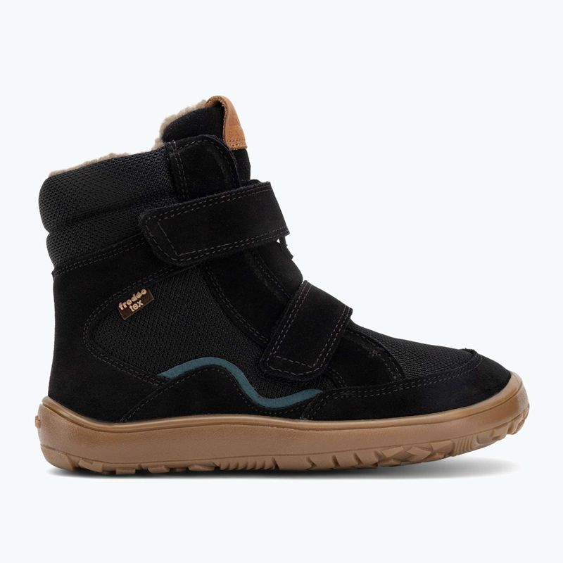 Detské snehové barefoot topánky Froddo Tex Winter black 2