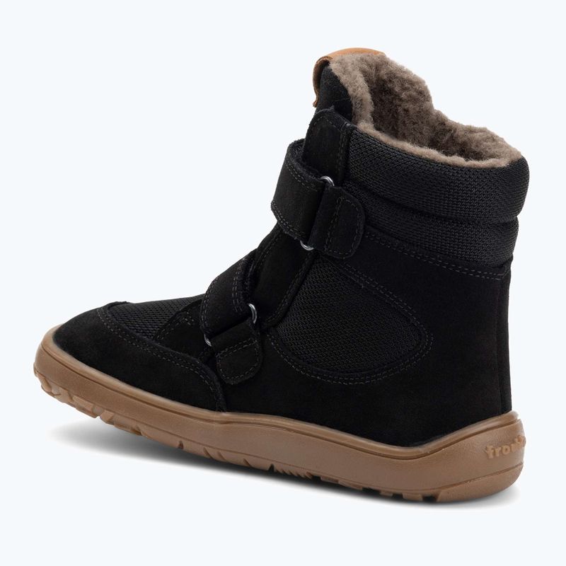 Detské snehové barefoot topánky Froddo Tex Winter black 3