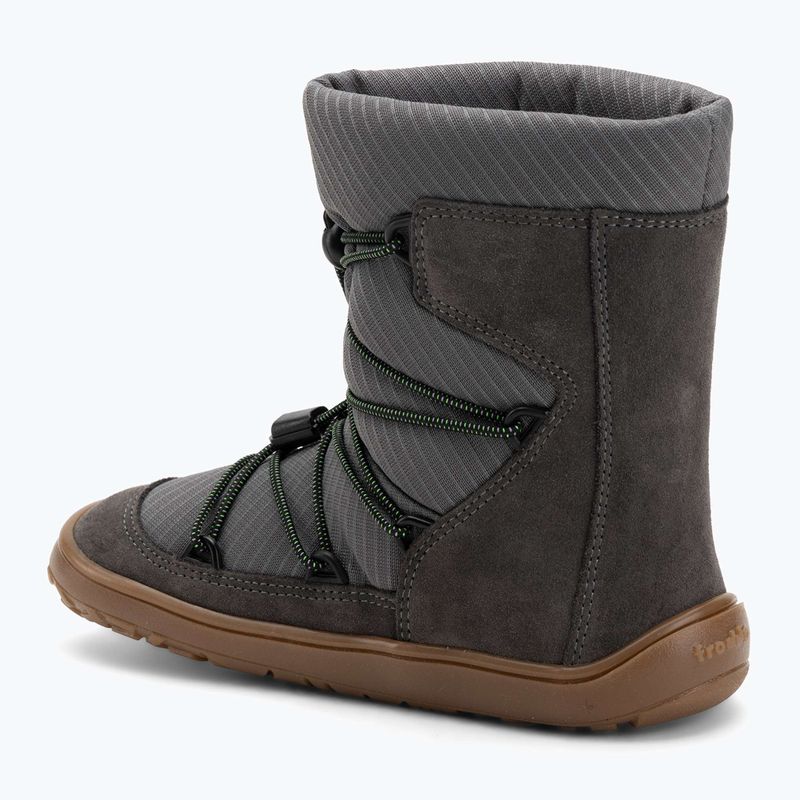 Detské snehové barefoot topánky Froddo Tex Track Wool grey 3