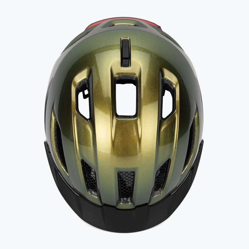 Cyklistická prilba ABUS Urban-I 4.0 green pepper 6