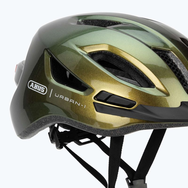 Cyklistická prilba ABUS Urban-I 4.0 green pepper 10