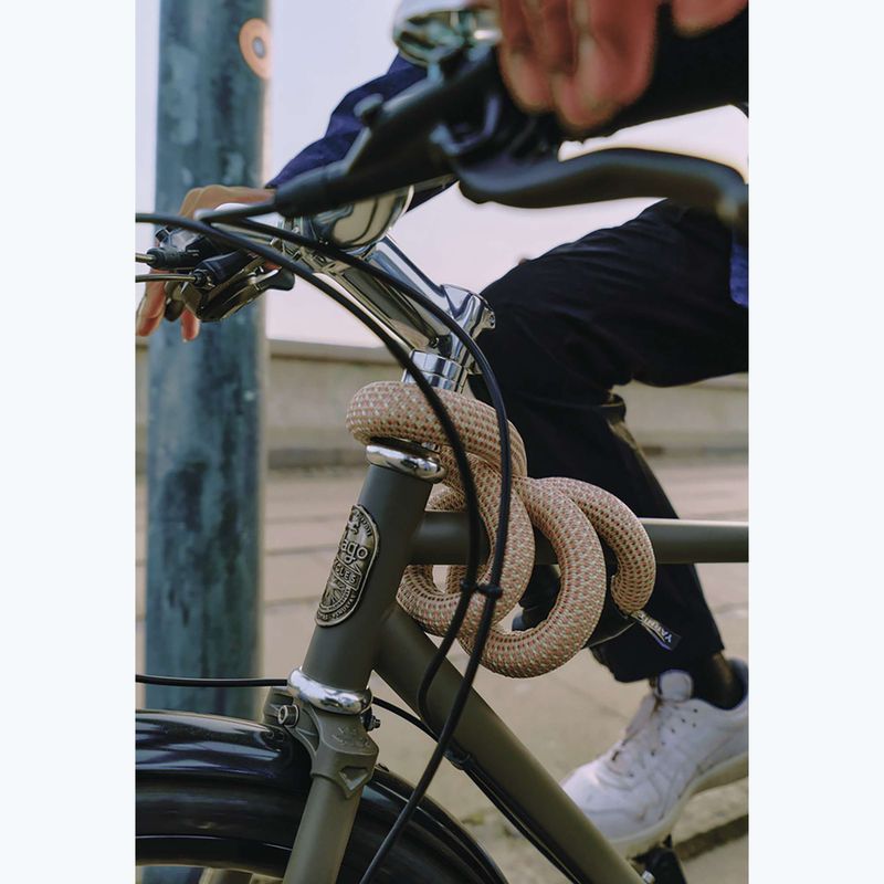 Zámok na bicykel ABUS Yarnit 4004K/110 sand stone 3