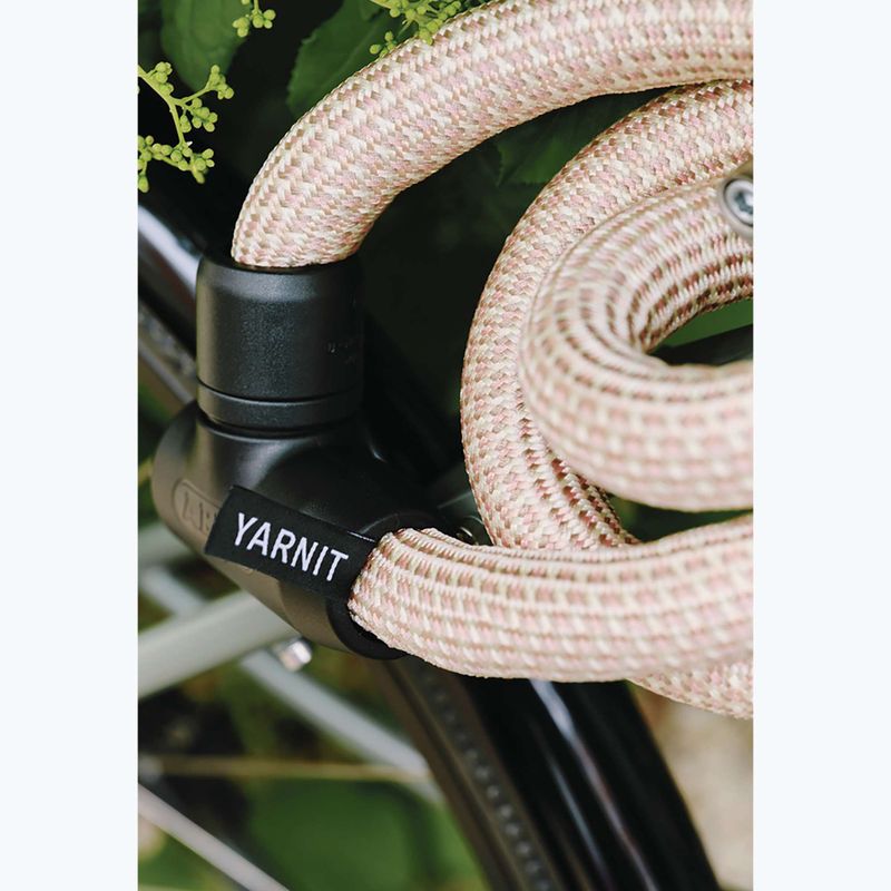 Zámok na bicykel ABUS Yarnit 4004K/110 sand stone 4