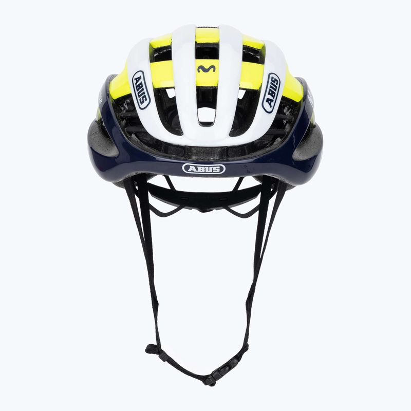 Cyklistická prilba ABUS AirBreaker Movistar Team 24 navy/yellow/white 2