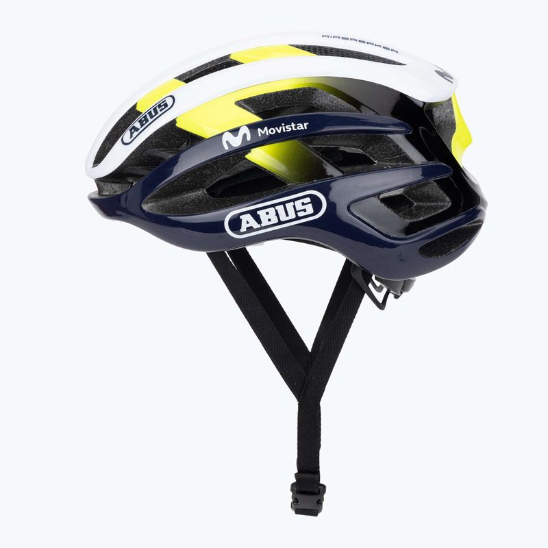 Cyklistická prilba ABUS AirBreaker Movistar Team 24 navy/yellow/white 3