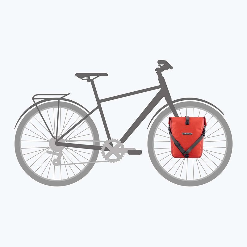 Taška na bicykel ORTLIEB Sport-Roller Plus 14,5 l salsa/tmavé chilli 8