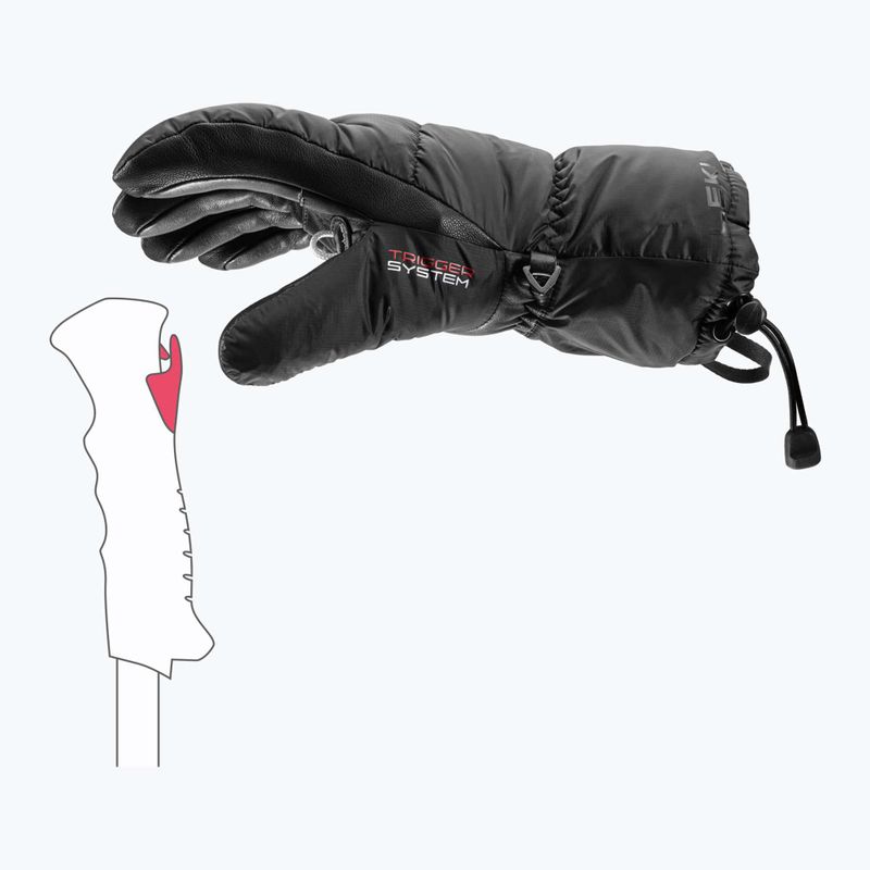 Dámske lyžiarske rukavice LEKI Glace 3D Women black 5