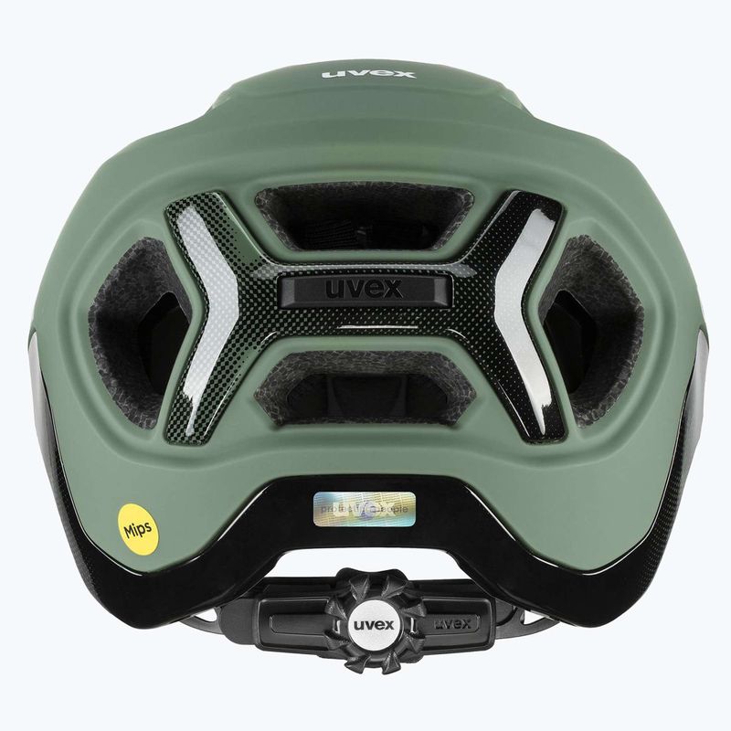 Cyklistická prilba UVEX React MIPS moss green/black matt 10