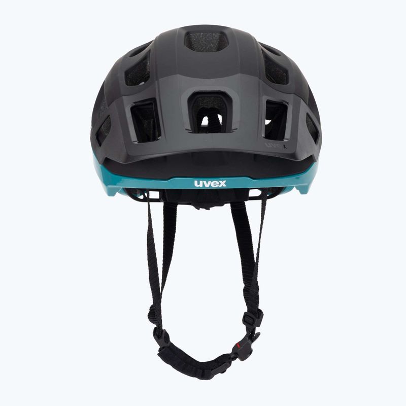 Cyklistická prilba UVEX React black/teal matt 2