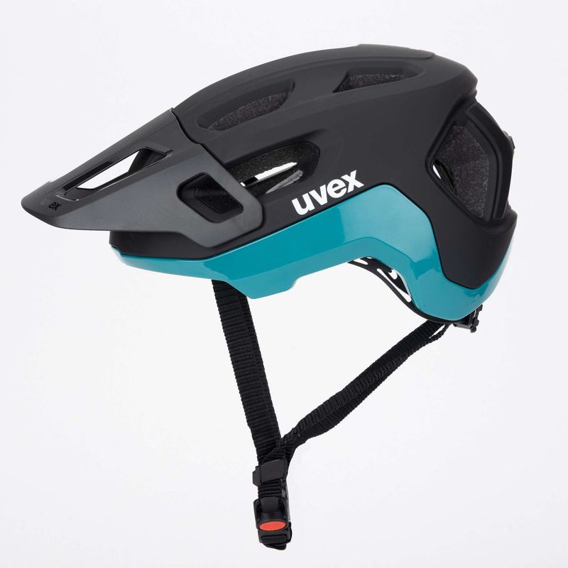 Cyklistická prilba UVEX React black/teal matt 3