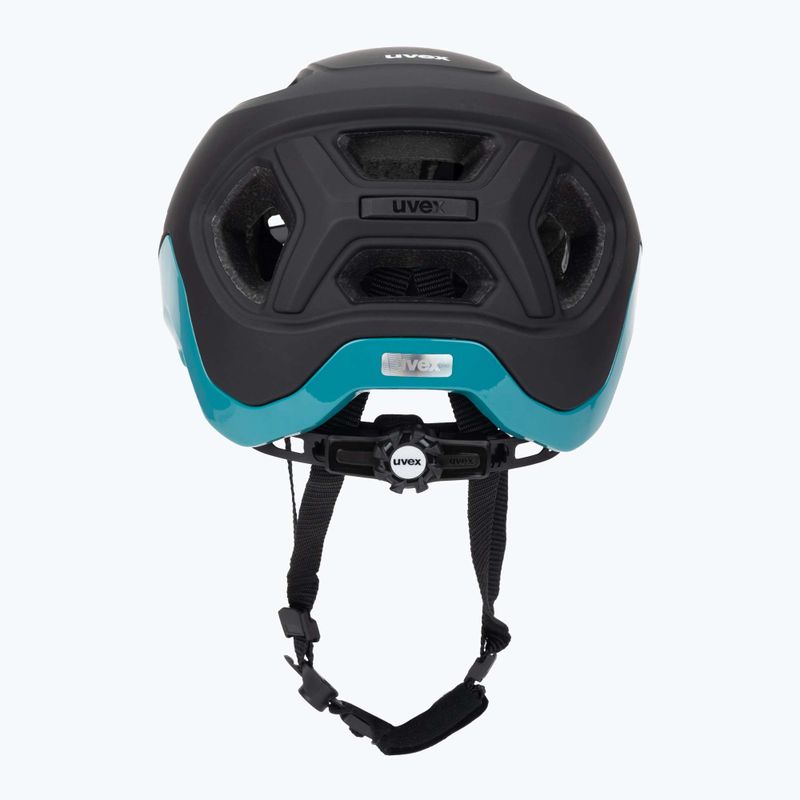 Cyklistická prilba UVEX React black/teal matt 4