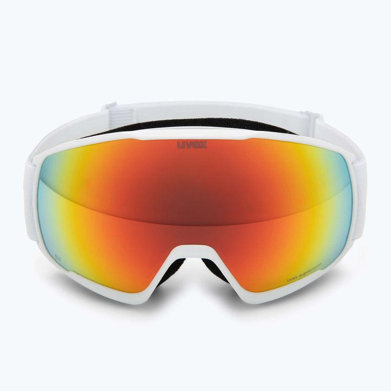 Lyžiarske okuliare UVEX Victorious S FM white matt/mirror orange 2