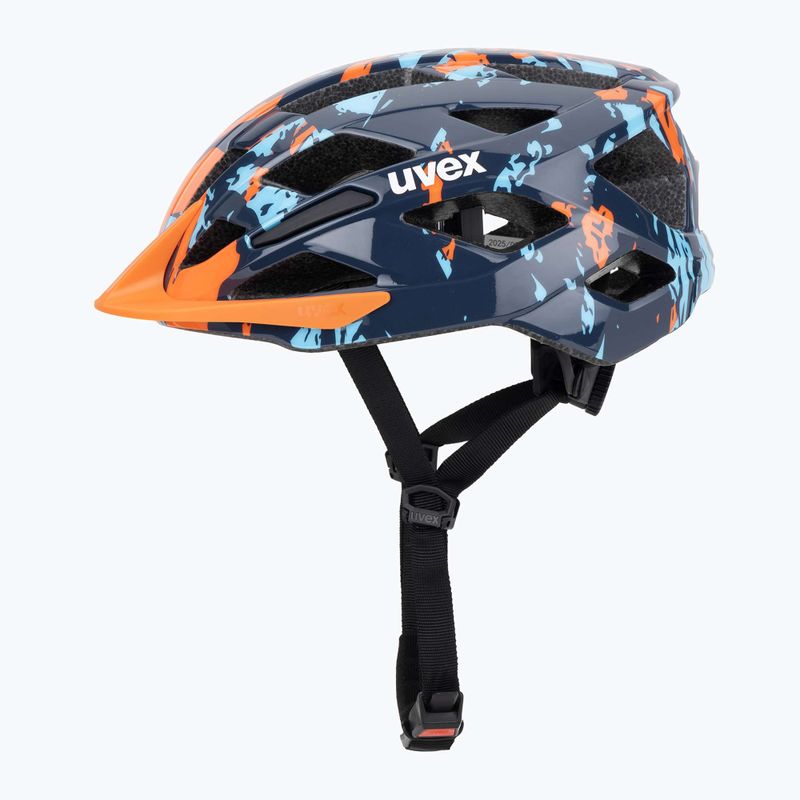 Detská cyklistická prilba UVEX Air Wing 2 papaya/bubble blue 3