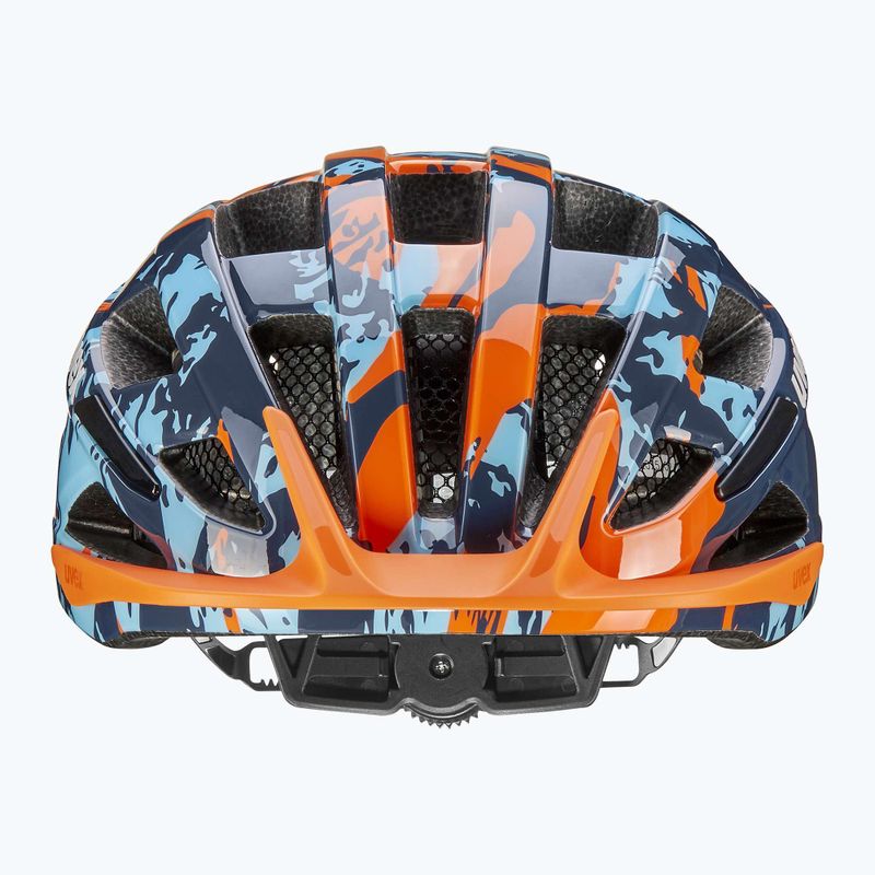 Detská cyklistická prilba UVEX Air Wing 2 papaya/bubble blue 9