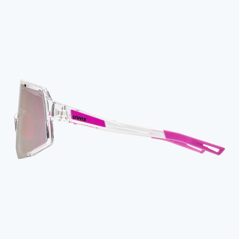Slnečné okuliare UVEX Sequenze clear/mirror pink 2