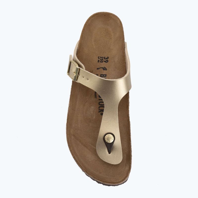 Žabky BIRKENSTOCK Gizeh Birko-Flor Narrow gold 5