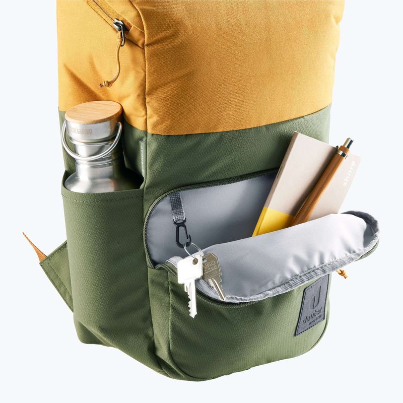 Detský turistický batoh Deuter Overday 15 l khaki/cinnamon 7