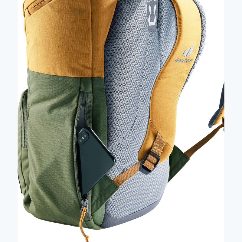Detský turistický batoh Deuter Overday 15 l khaki/cinnamon 8