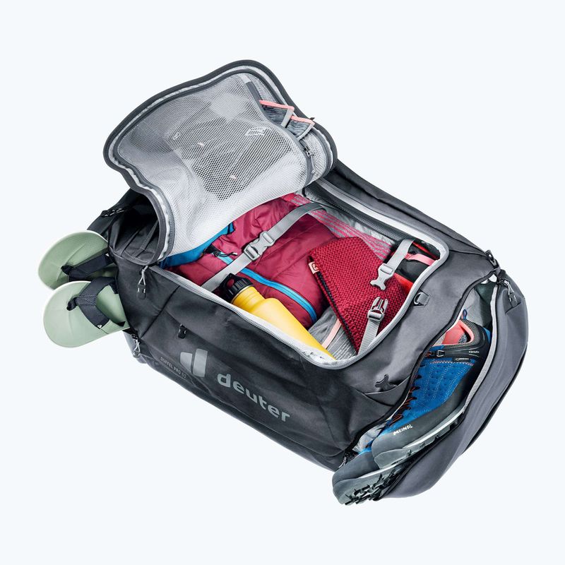 Cestovná taška Deuter Duffel Pro 60 l čierna 9