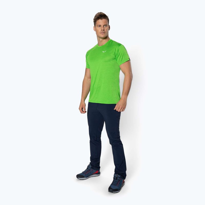 Pánske trekingové tričko Salewa Puez Melange Dry pale frog melange 00-0000026537 2