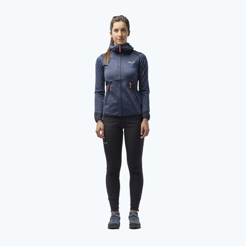 Salewa dámska fleecová mikina Agner Hybrid PL/DST FZ Hoody navy blue 00-0000027372 2