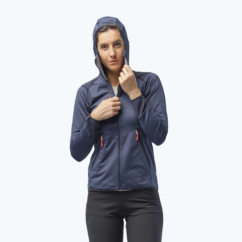 Salewa dámska fleecová mikina Agner Hybrid PL/DST FZ Hoody navy blue 00-0000027372 5