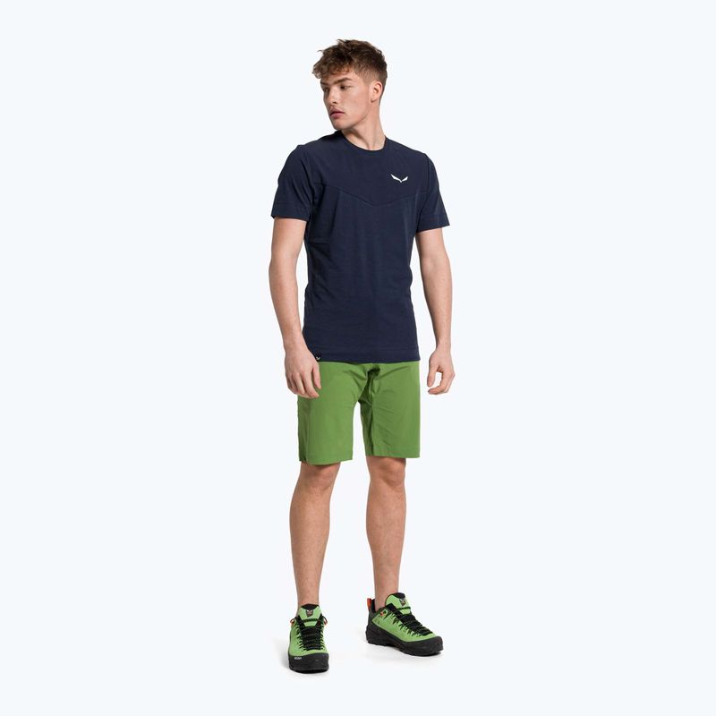 Salewa Lavaredo Hemp pánske trekové tričko námornícka modrá 00-0000028061 2