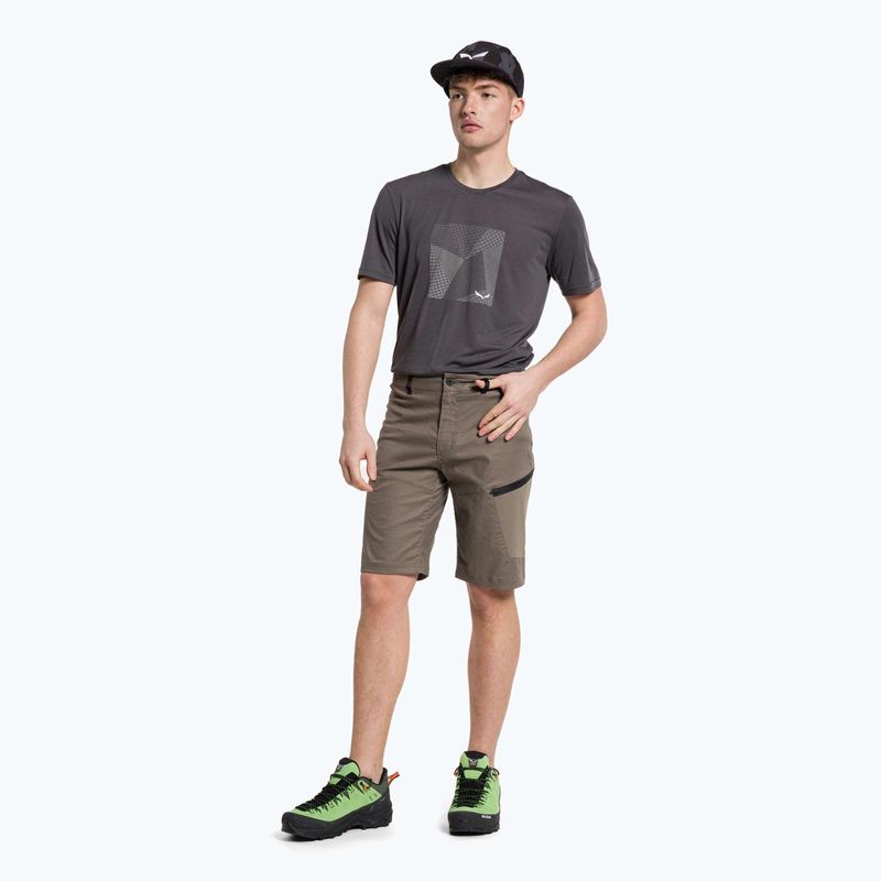 Salewa Lavaredo Hemp pánske turistické šortky hnedé 00-0000028033 2