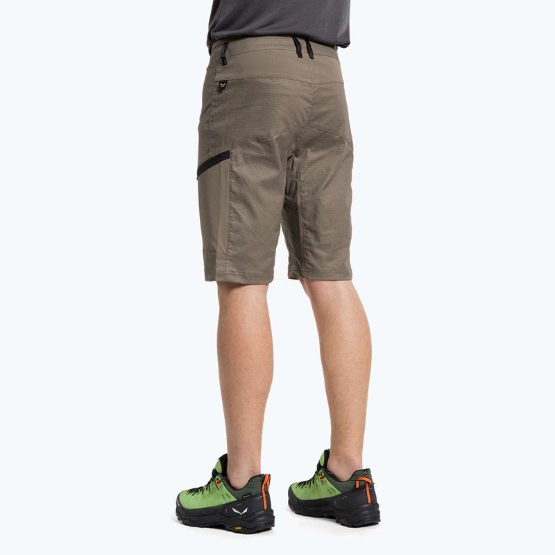 Salewa Lavaredo Hemp pánske turistické šortky hnedé 00-0000028033 3