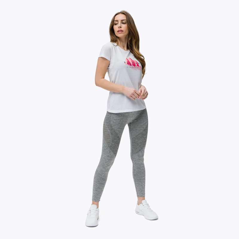 Salewa Lines Graphic Dry dámske trekingové tričko white 00-0000028064 2
