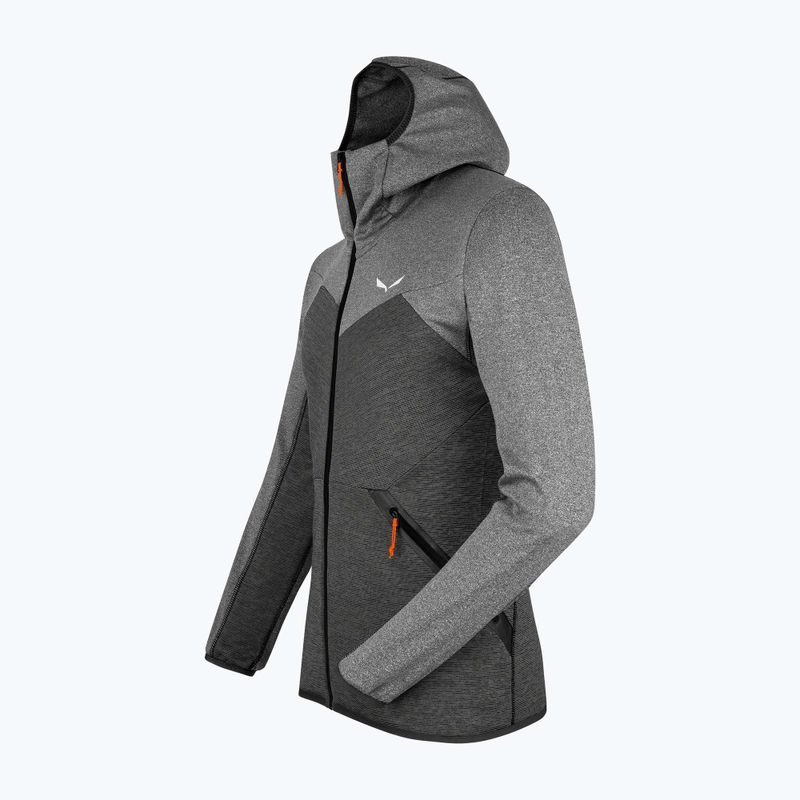 Salewa pánska fleecová mikina Puez Melange PL FZ Hoody šedá 00-0000027386 4