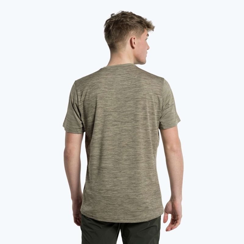 Salewa pánske trekové tričko Puez Hybrid 2 Dry brown 00-0000027397 3