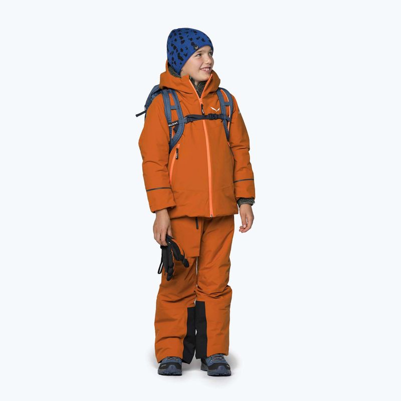 Salewa detská lyžiarska bunda Sella Ptx/Twr oranžová 00-0000028490 2