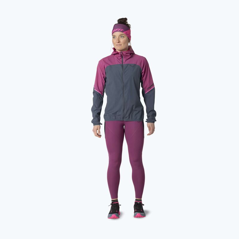 Dámska bežecká bunda DYNAFIT Alpine Wind magenta 2