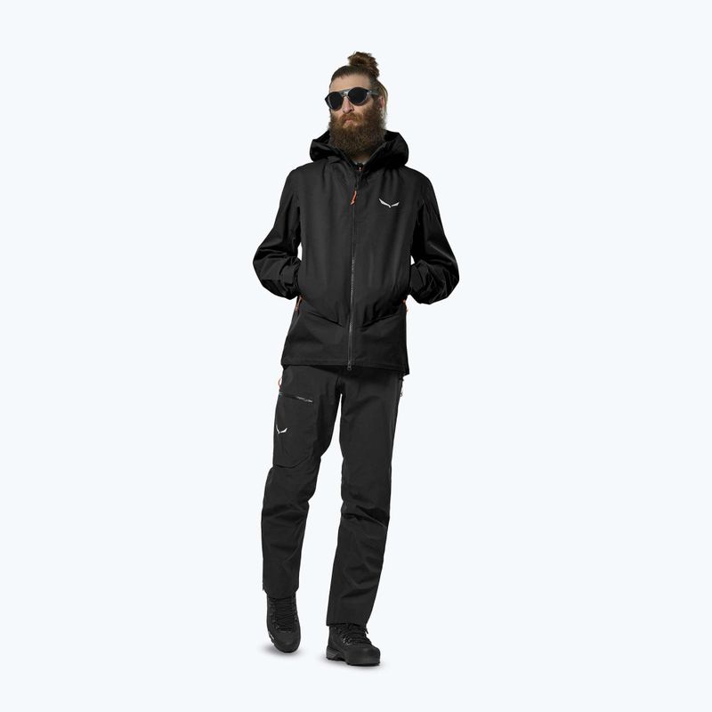 Pánska bunda do dažďa Salewa Ortles GTX 3L EPE black out 2