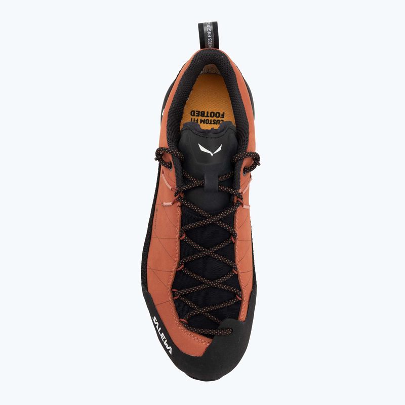 Dámske nástupové topánky Salewa Wildfire Leather 2 GTX etruscan red/black 5