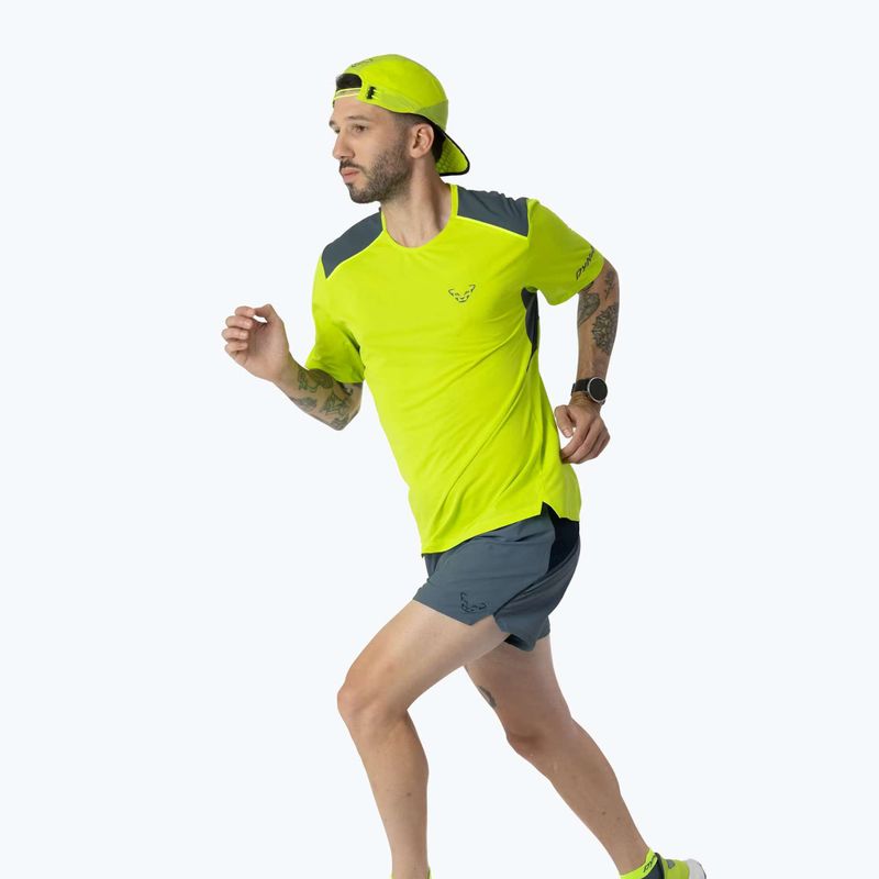 Pánske bežecké tričko DYNAFIT Sky ultra yellow 2