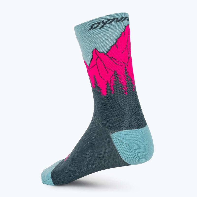 Ponožky DYNAFIT Traverse Crew cinder pink glo/6070 2