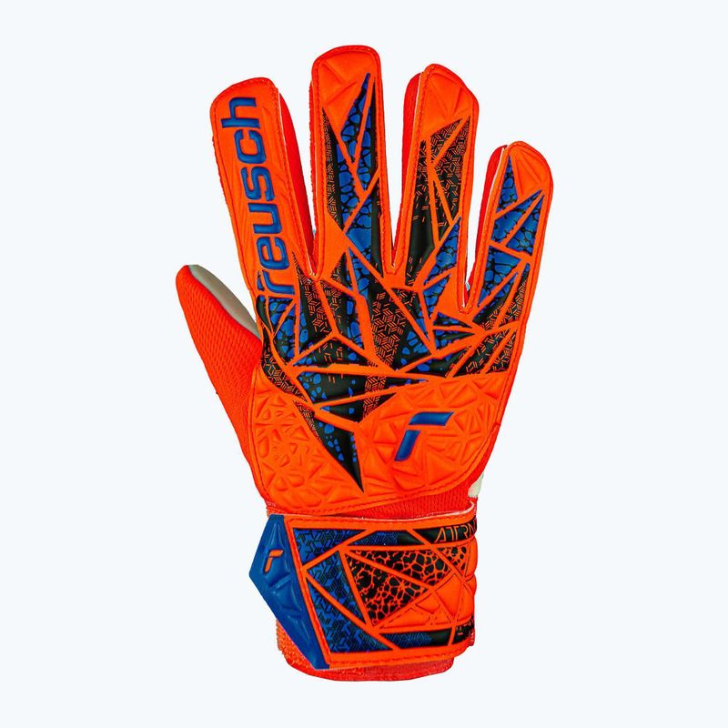 Reusch Attrakt Starter Grip brankárske rukavice hyper orng/elec blue 2