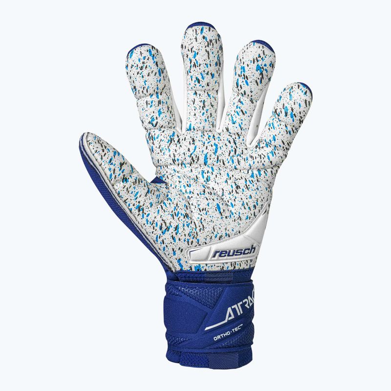 Brankárske rukavice Reusch Attrakt Freegel Fusion Ortho-Tec premium blue/white 3