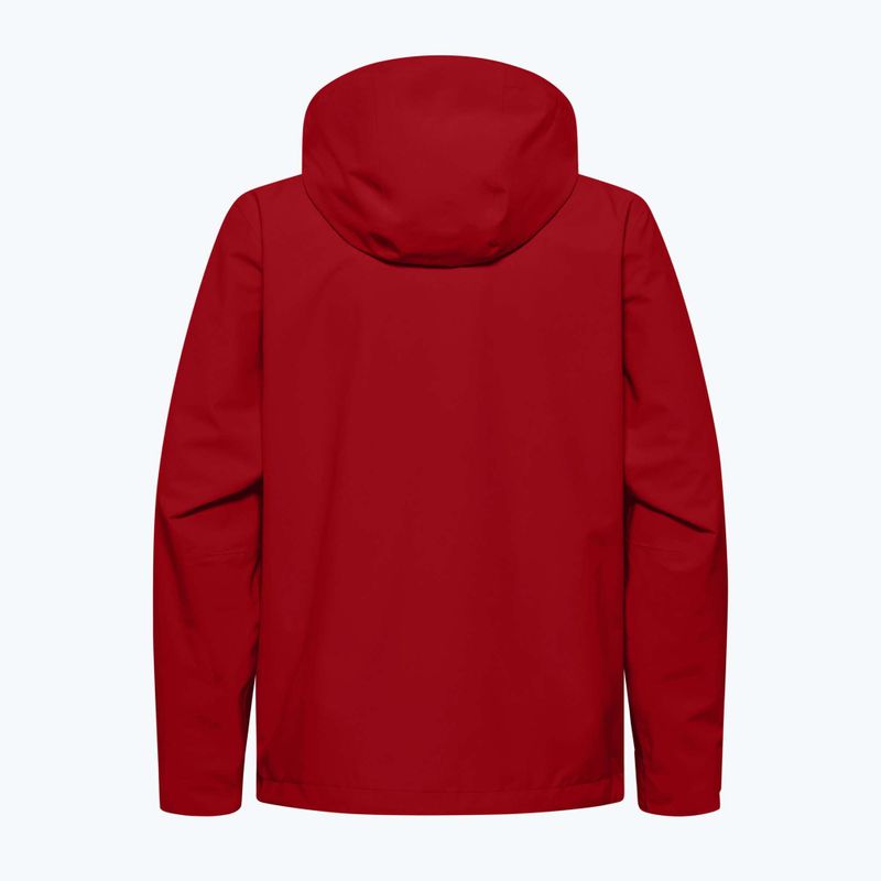 Pánska bunda do dažďa Jack Wolfskin Trailtime 2L adrenaline red 7