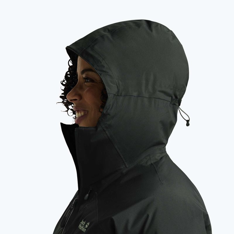 Dámska páperová bunda Jack Wolfskin Icecape 2L Down Ins Rds slate green 4
