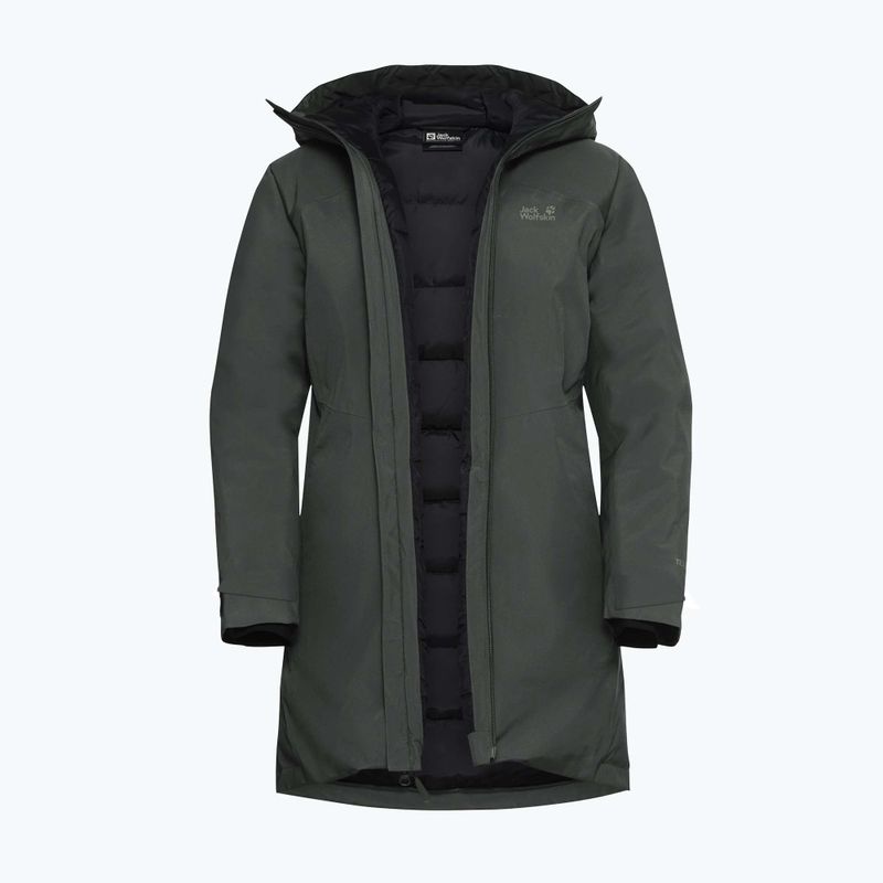 Dámska páperová bunda Jack Wolfskin Icecape 2L Down Ins Rds slate green 9