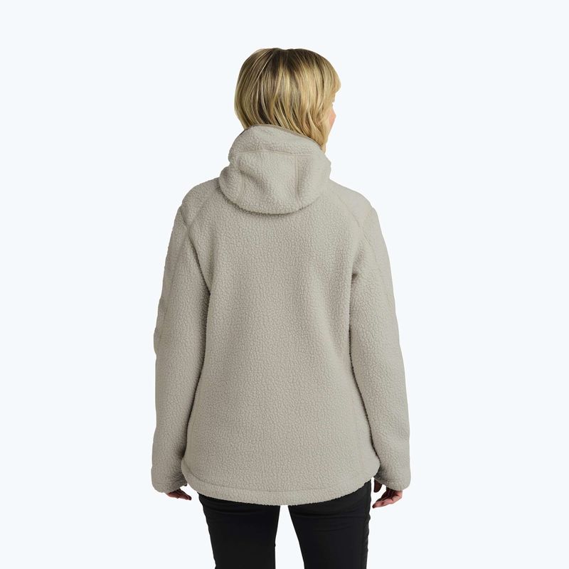 Dámská fleecová mikina Jack Wolfskin Cradle Mountain Pile Full Zip pale sand 3