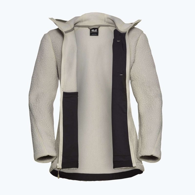 Dámská fleecová mikina Jack Wolfskin Cradle Mountain Pile Full Zip pale sand 9