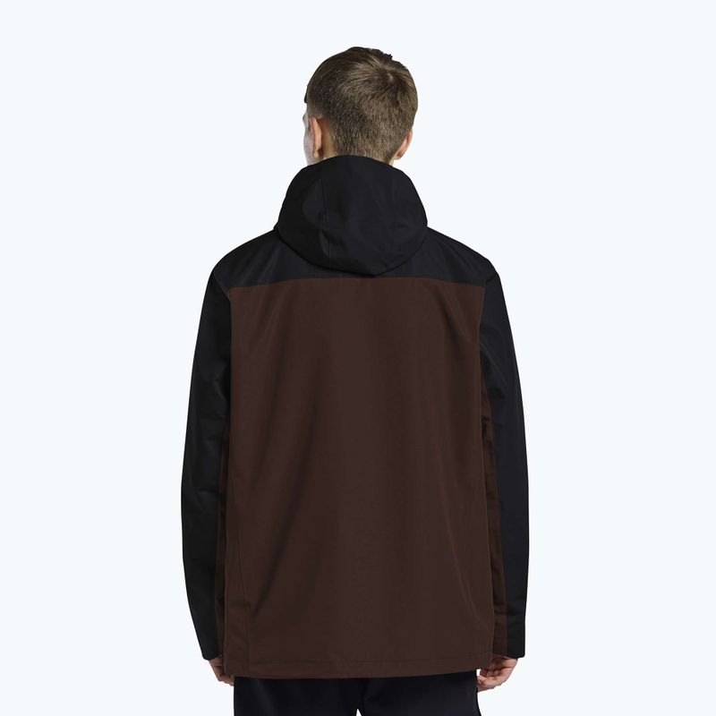 Pánska bunda 3v1 Jack Wolfskin Taubenberg 3In1 hot chocolate 3