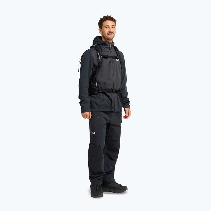Pánska softshellová bunda Jack Wolfskin Skyvail phantom 2