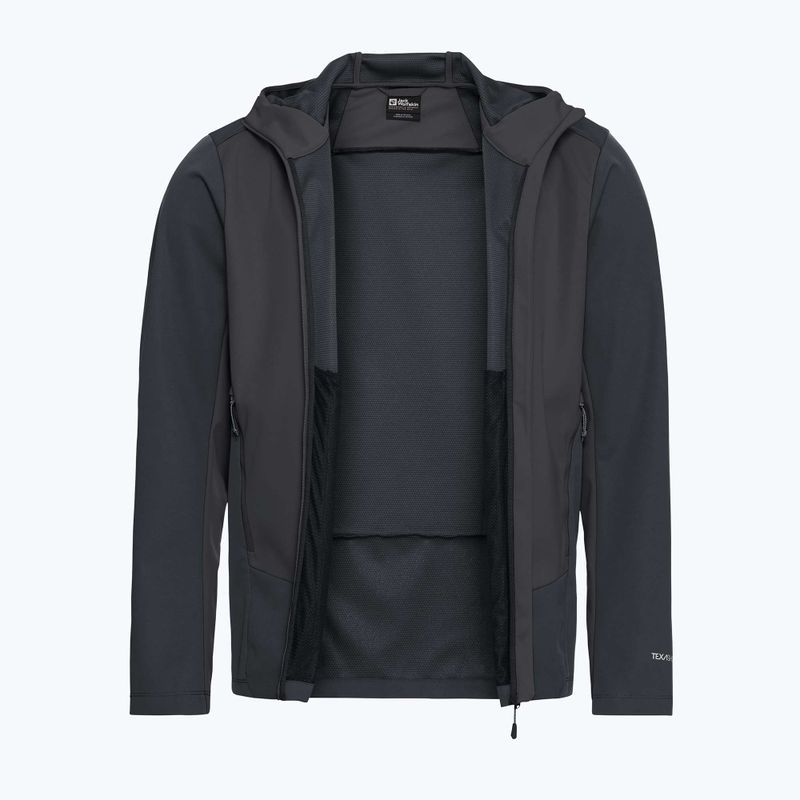 Pánska softshellová bunda Jack Wolfskin Skyvail phantom 8