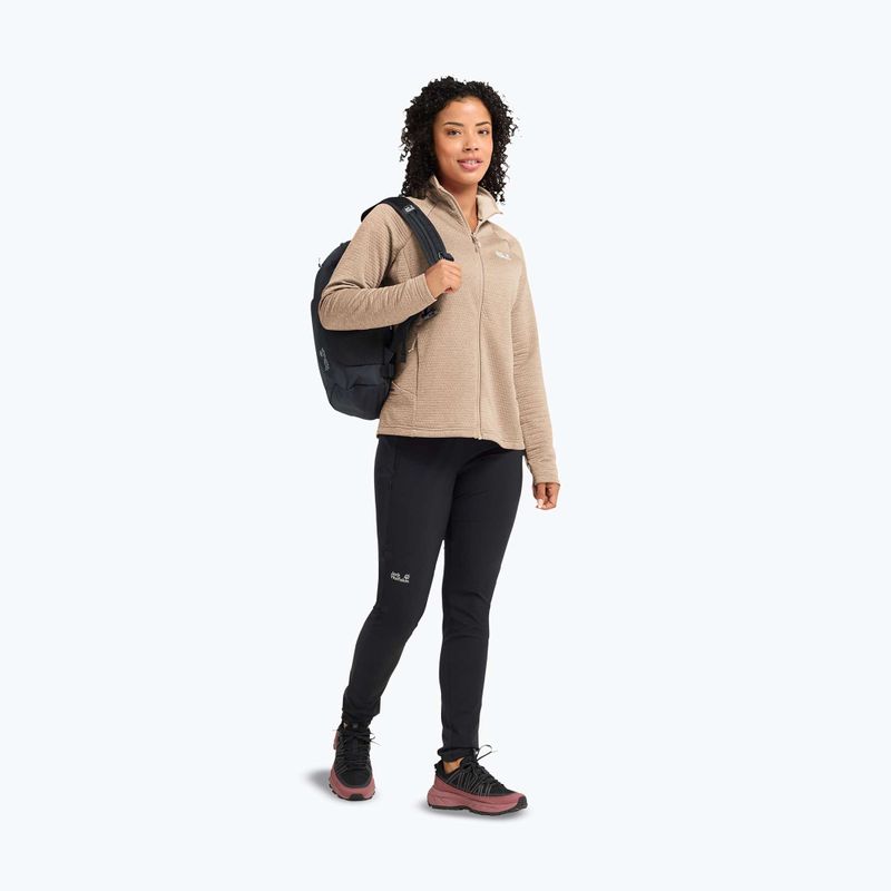 Dámska fleecová mikina Jack Wolfskin Anytrail Full Zip oat 2